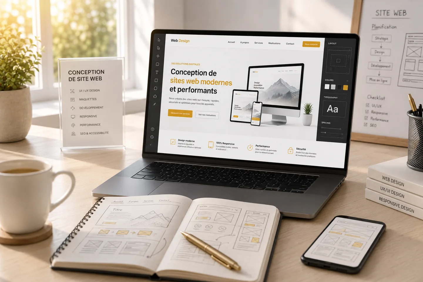 Création de site web professionnel